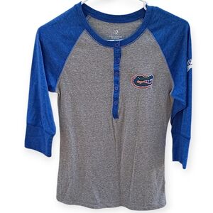 Colosseum Kids Blue and Gray Button Down Shirt